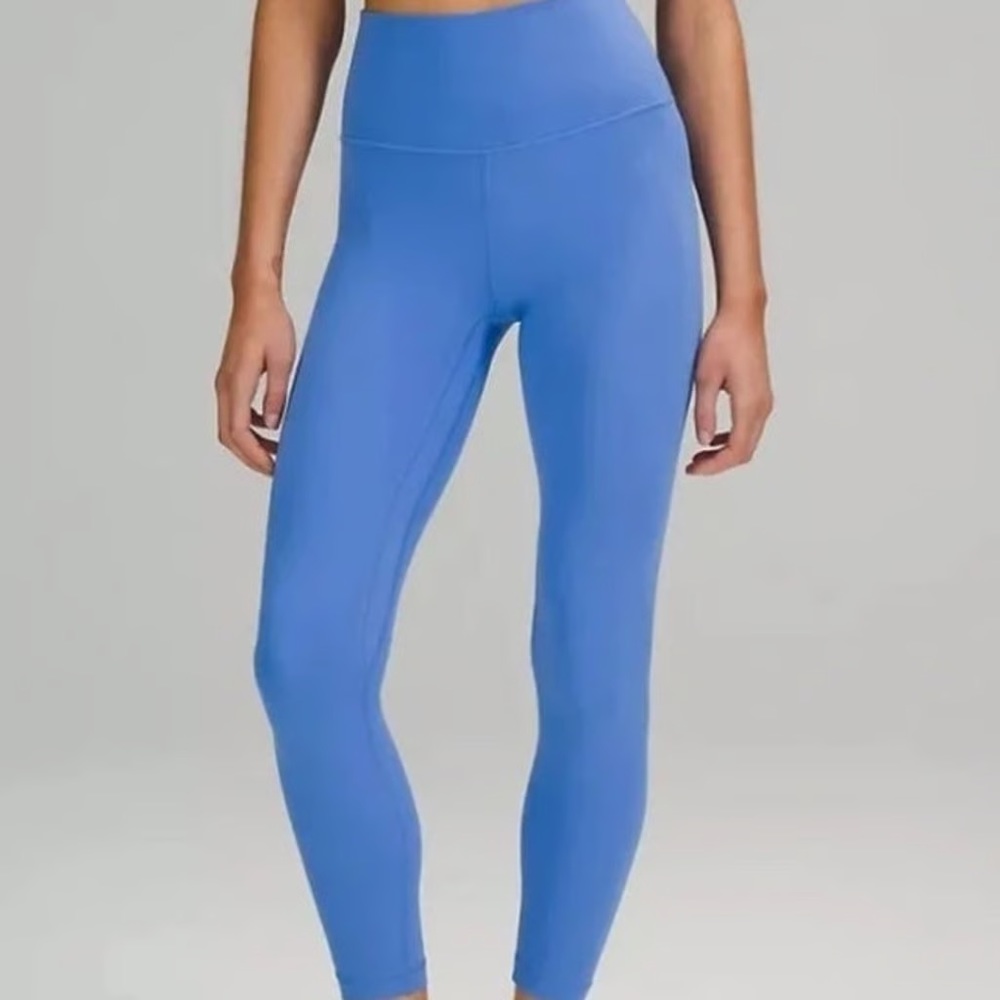 Lululemon align leggings never worn blue high waisted full length